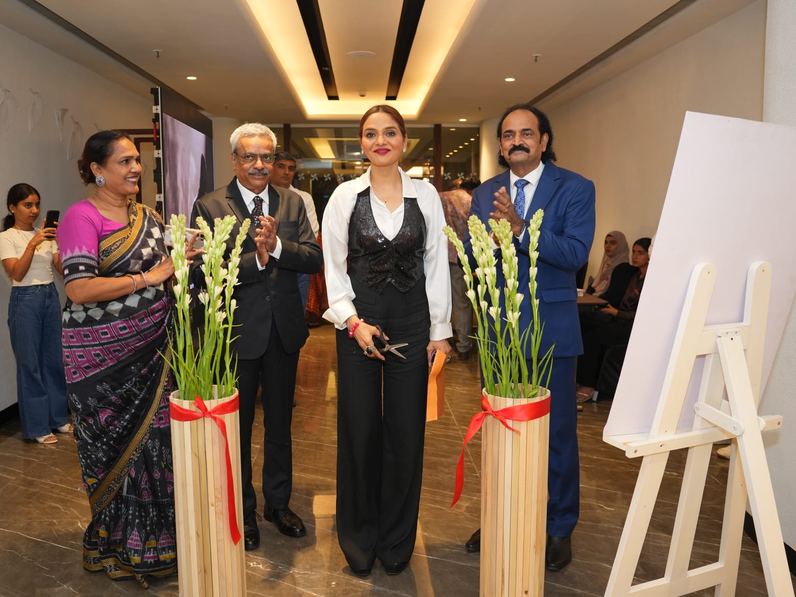 World Stroke Day event where Madhoo Shah was announced as Brand Ambassador of Brainline